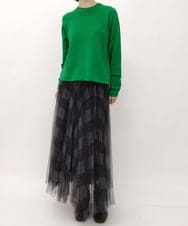 ZMFAT34170 al'aise modulation(アレーズモジュレーション) ワッフル編みウールニット グリーン