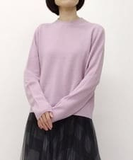 ZMFAT34170 al'aise modulation(アレーズモジュレーション) ワッフル編みウールニット パープル