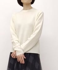 ZMFAT34170 al'aise modulation(アレーズモジュレーション) ワッフル編みウールニット ホワイト