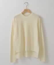 ZMFAT34170 al'aise modulation(アレーズモジュレーション) ワッフル編みウールニット ホワイト