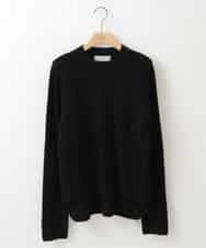 ZMFAT34170 al'aise modulation(アレーズモジュレーション) ワッフル編みウールニット ブラック