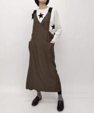 ZMFAT39140 al'aise modulation(アレーズモジュレーション) 星柄インターシャニットプルオーバー ホワイト