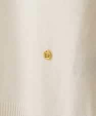 ZMFAT39140 al'aise modulation(アレーズモジュレーション) 星柄インターシャニットプルオーバー ホワイト