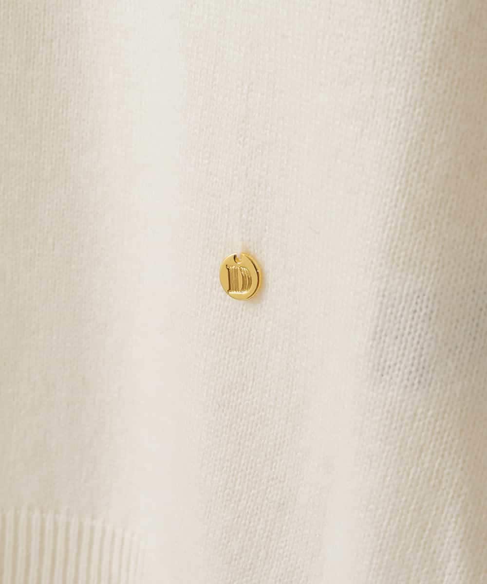 ZMFAT39140 al'aise modulation(アレーズモジュレーション) 星柄インターシャニットプルオーバー ホワイト