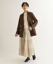 ZMFCB30120 al'aise modulation(アレーズモジュレーション) モールヤーンハイネックニット ブルー