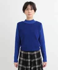 ZMFCB30120 al'aise modulation(アレーズモジュレーション) モールヤーンハイネックニット ブルー