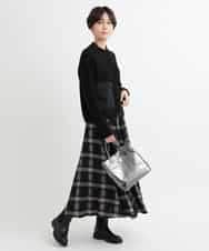 ZMFCB85108 al'aise modulation(アレーズモジュレーション) 異素材ポケットドッキングニットプルオーバー カーキ