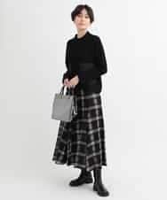 ZMFCB85108 al'aise modulation(アレーズモジュレーション) 異素材ポケットドッキングニットプルオーバー カーキ