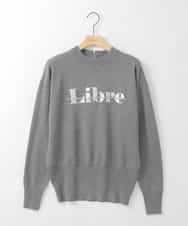 ZMFCE10063 al'aise modulation(アレーズモジュレーション) メタルロゴ刺繍ニットプルオーバー ダークグレー