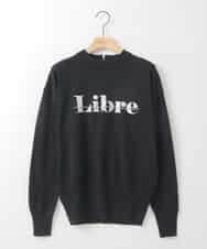 ZMFCE10063 al'aise modulation(アレーズモジュレーション) メタルロゴ刺繍ニットプルオーバー ブラック