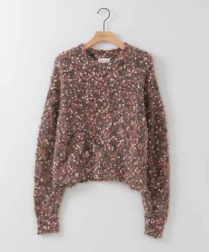 ZMFCE13130 al'aise modulation 【洗える】カラフルシャギーニットプルオーバー