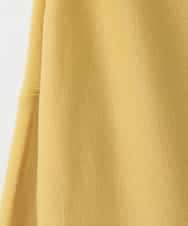 ZMFCE15098 al'aise modulation(アレーズモジュレーション) 【洗える】ラウンドヘムニットプルオーバー ライトイエロー