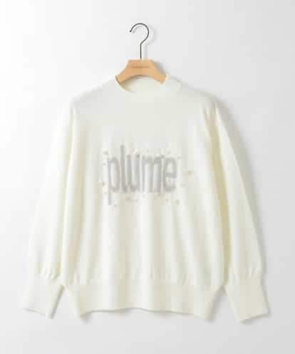 ZMFCE23155 al'aise modulation 【洗える】フロントロゴデザインニットプルオーバー