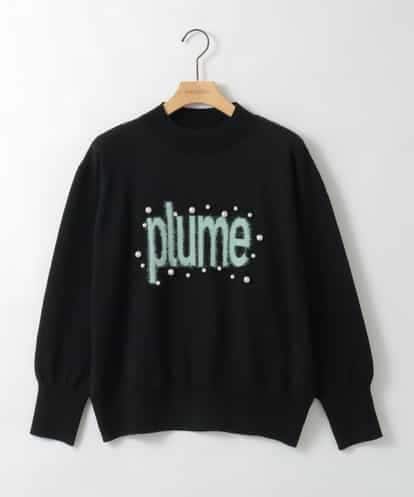 ZMFCE23155 al'aise modulation 【洗える】フロントロゴデザインニットプルオーバー