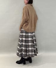 ZMFCE30169 al'aise modulation(アレーズモジュレーション) 【日本製】ドロストネックドルマンニットプルオーバー ベージュ