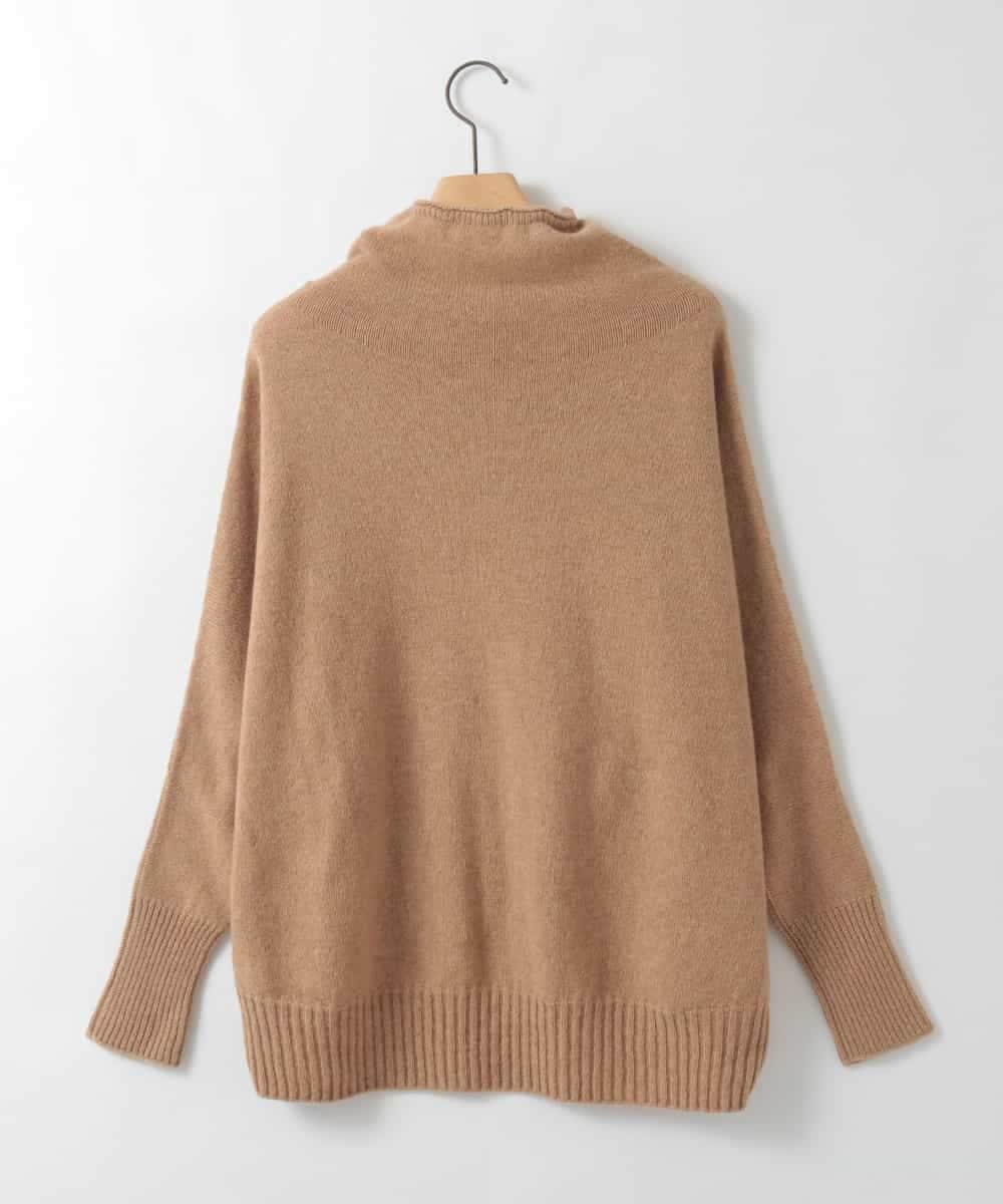 ZMFCE30169 al'aise modulation(アレーズモジュレーション) 【日本製】ドロストネックドルマンニットプルオーバー ベージュ