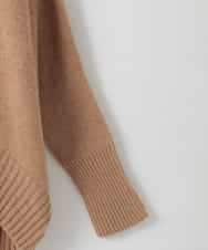 ZMFCE30169 al'aise modulation(アレーズモジュレーション) 【日本製】ドロストネックドルマンニットプルオーバー ベージュ