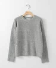 ZMFCE32140 al'aise modulation(アレーズモジュレーション) 切り替えデザインブークレニットプルオーバー グリーン