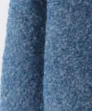 ZMFCE32140 al'aise modulation(アレーズモジュレーション) 切り替えデザインブークレニットプルオーバー ブルー