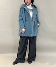 ZMFCE59099 al'aise modulation(アレーズモジュレーション) リブタートルネックニット グレー