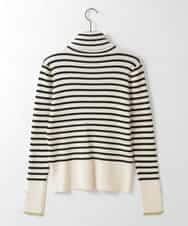 ZMFCE59099 al'aise modulation(アレーズモジュレーション) リブタートルネックニット グレー