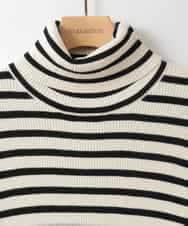 ZMFCE59099 al'aise modulation(アレーズモジュレーション) リブタートルネックニット グレー