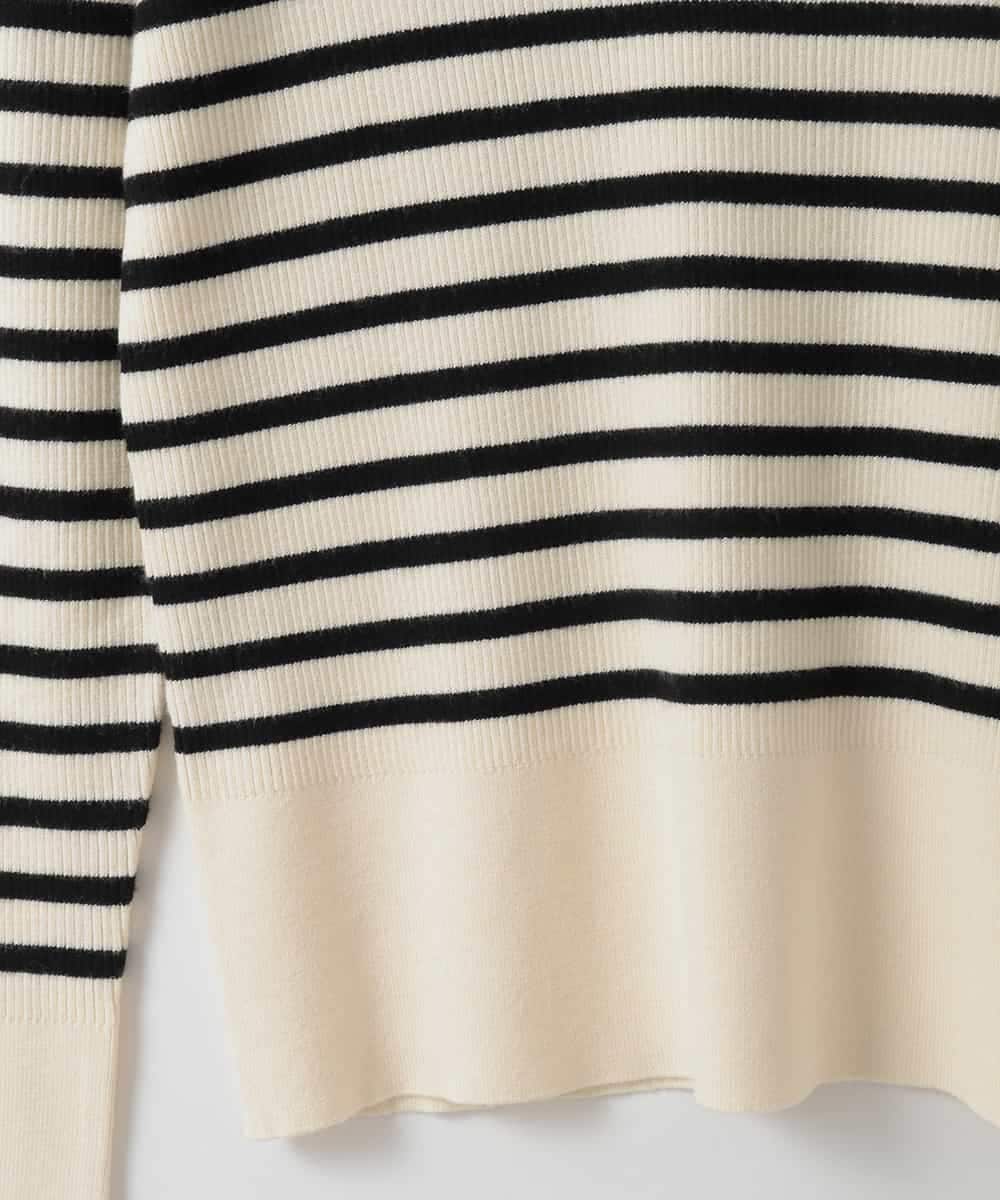 ZMFCE59099 al'aise modulation(アレーズモジュレーション) リブタートルネックニット グレー