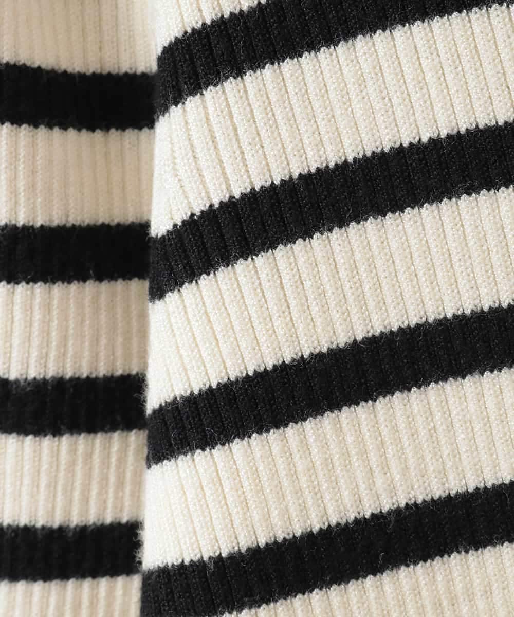 ZMFCE59099 al'aise modulation(アレーズモジュレーション) リブタートルネックニット グレー