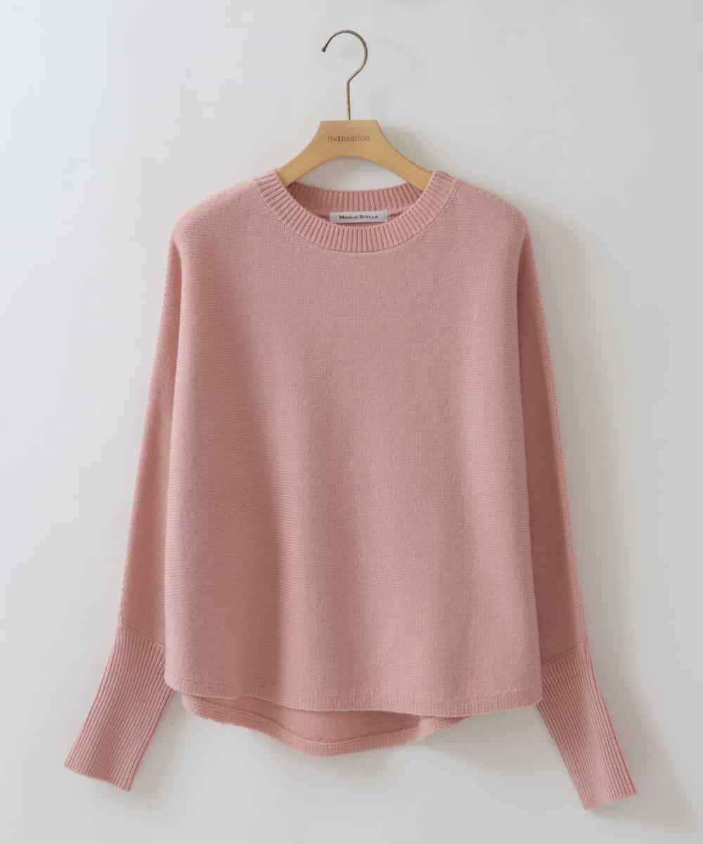 ZMFCW31130 al'aise modulation(アレーズモジュレーション) ホールガーメントクルーネックニット ピンク