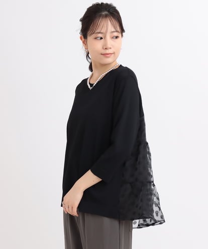 ZMFEB10154 al'aise modulation バックコンシャスシアージョイントニット