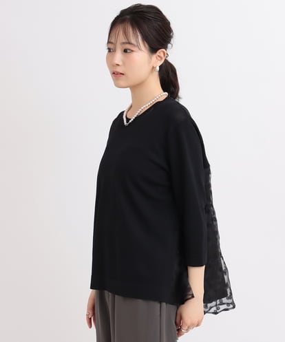 ZMFEB10154 al'aise modulation バックコンシャスシアージョイントニット