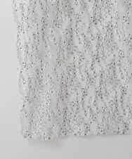 ZMFEE01150 al'aise modulation(アレーズモジュレーション) 【洗える】レーススカート付きニットプルオーバー ライトグレー