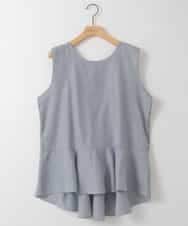 ZMFEE03089 al'aise modulation(アレーズモジュレーション) 【セットアイテム】レイヤードデザインニットプルオーバー ネイビー