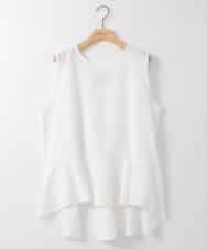 ZMFEE03089 al'aise modulation(アレーズモジュレーション) 【セットアイテム】レイヤードデザインニットプルオーバー ネイビー