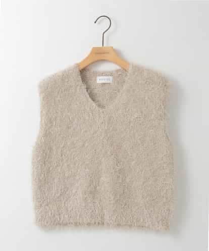 ZMFEE05100 al'aise modulation 【洗える】シャギーベスト