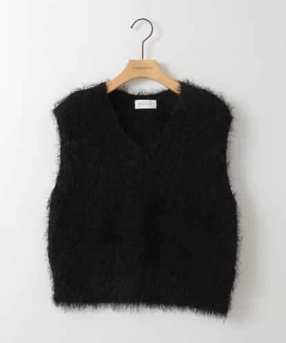 ZMFEE05100 al'aise modulation 【洗える】シャギーベスト