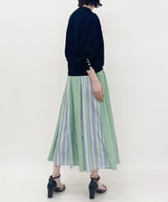 ZMFET14139 al'aise modulation(アレーズモジュレーション) 【洗える】パールアクセントデザインニットプルオーバー ブラック
