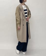 ZMFEW04120 al'aise modulation(アレーズモジュレーション) ボートネックコットンニット ダークグレー
