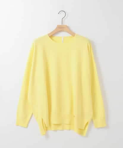 ZMFGE10110 al'aise modulation 【洗える】サイドスリットニットプルオーバー