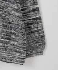 ZMFGE12140 al'aise modulation(アレーズモジュレーション) フードニットプルオーバー ダークグレー