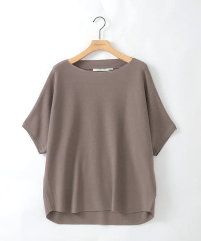 ZMFGE16098 al'aise modulation 【洗える】ドロップショルダーニットプルオーバー