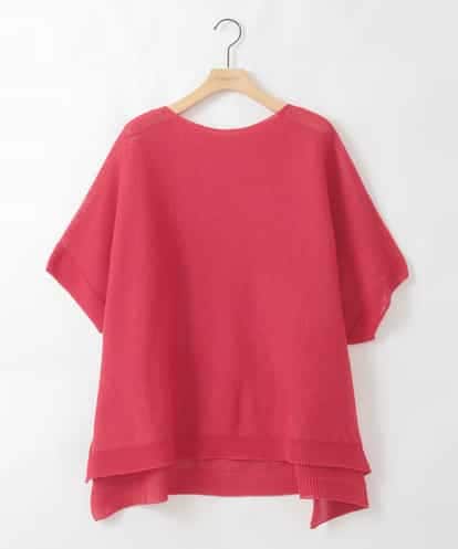 ZMFGE18099 al'aise modulation 【日本製/ホールガーメント】ドルマンコットンニットプルオーバー