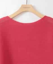 ZMFGE18099 al'aise modulation(アレーズモジュレーション) 【日本製/ホールガーメント】ドルマンコットンニットプルオーバー レッド