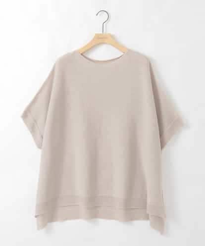 ZMFGE18099 al'aise modulation 【日本製/ホールガーメント】ドルマンコットンニットプルオーバー