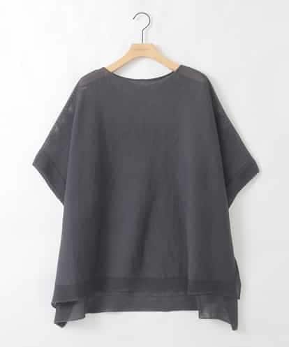 ZMFGE18099 al'aise modulation 【日本製/ホールガーメント】ドルマンコットンニットプルオーバー