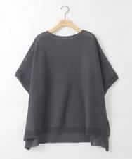 ZMFGE18099 al'aise modulation(アレーズモジュレーション) 【日本製/ホールガーメント】ドルマンコットンニットプルオーバー ダークグレー