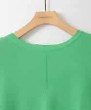 ZMFGE26110 al'aise modulation(アレーズモジュレーション) 【洗える】さらりスリットプルオーバー グリーン