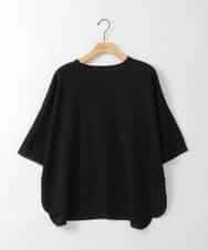 ZMFGE26110 al'aise modulation(アレーズモジュレーション) 【洗える】さらりスリットプルオーバー ブラック