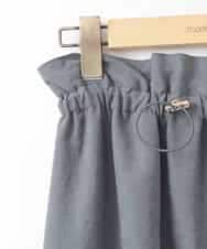 ZMHAE29120 al'aise modulation(アレーズモジュレーション) サイドポケットドロストデザインスカート グレー