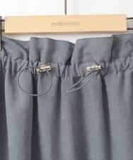 ZMHAE29120 al'aise modulation(アレーズモジュレーション) サイドポケットドロストデザインスカート グレー